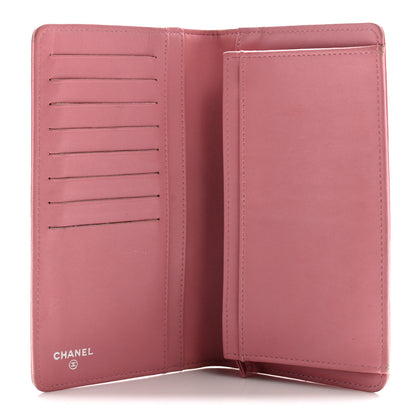 Chanel Lambskin Quilted Boy Yen Wallet Pink 10 of 20
