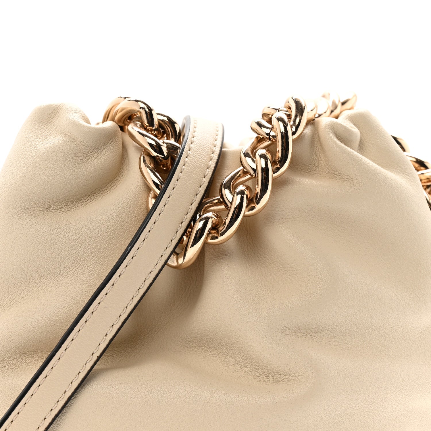 Marc Jacobs Calfskin Soft Small Bucket Bag Marshmallow 8 of 11