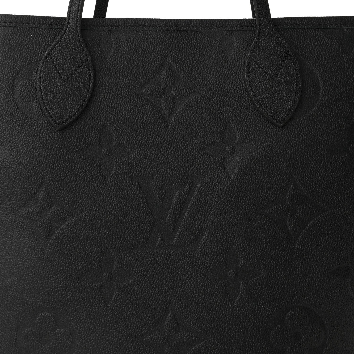 Louis Vuitton Empreinte Monogram Giant Neverfull MM Black 5 of 10