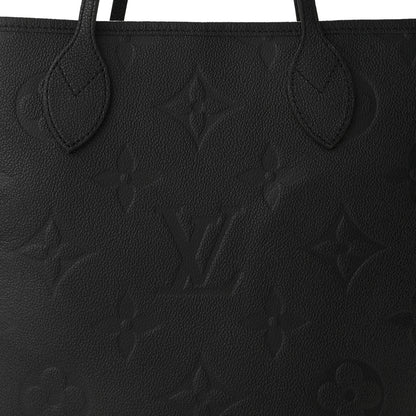 Louis Vuitton Empreinte Monogram Giant Neverfull MM Black 5 of 10