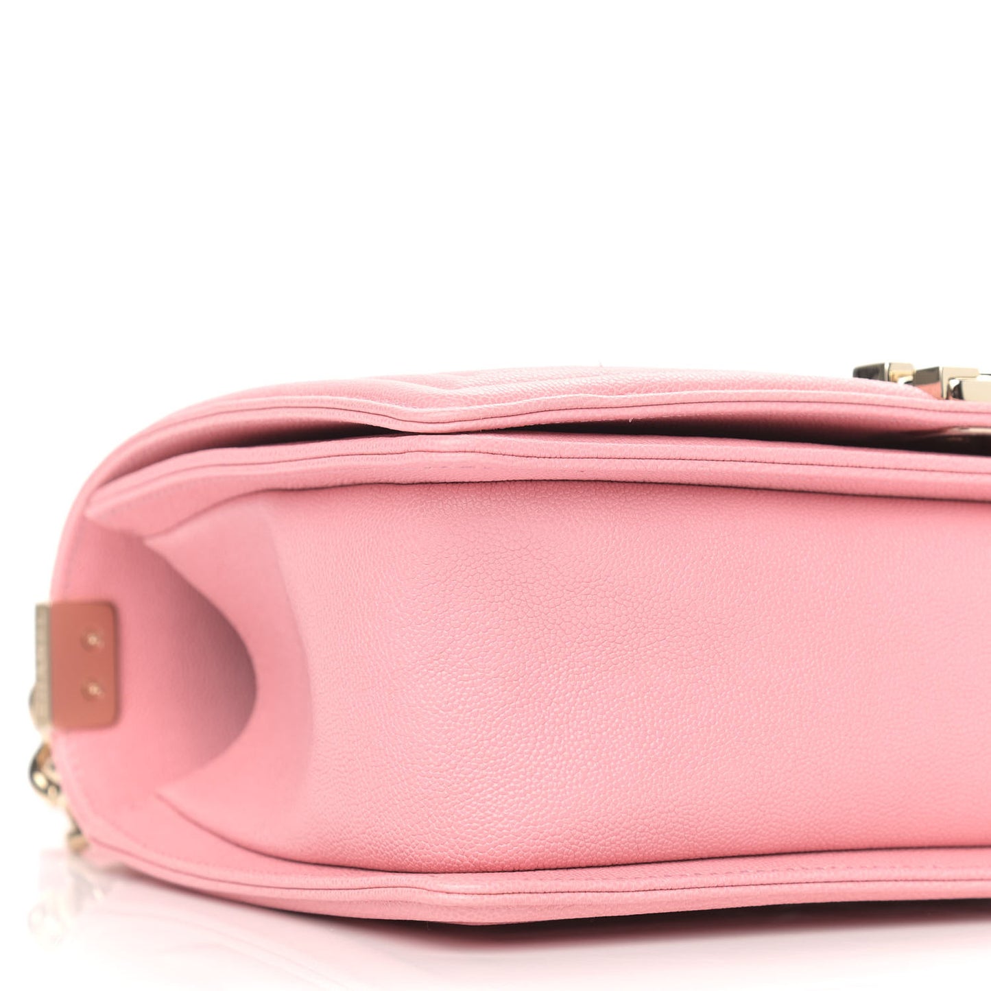 Caviar Quilted Medium Boy Flap Pink