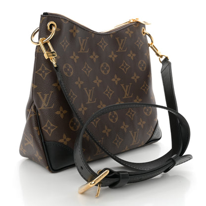 Louis Vuitton Monogram Odeon PM Black 3 of 9