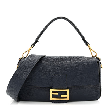 Fendi Cuoio Romano Selleria Baguette Indaco 1 of 9