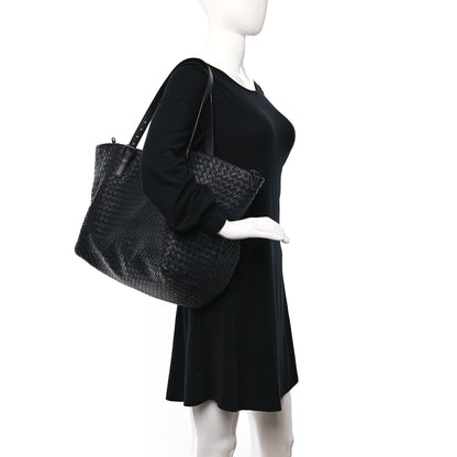Bottega Veneta Nappa Intrecciato Large Tote Black 2 of 11