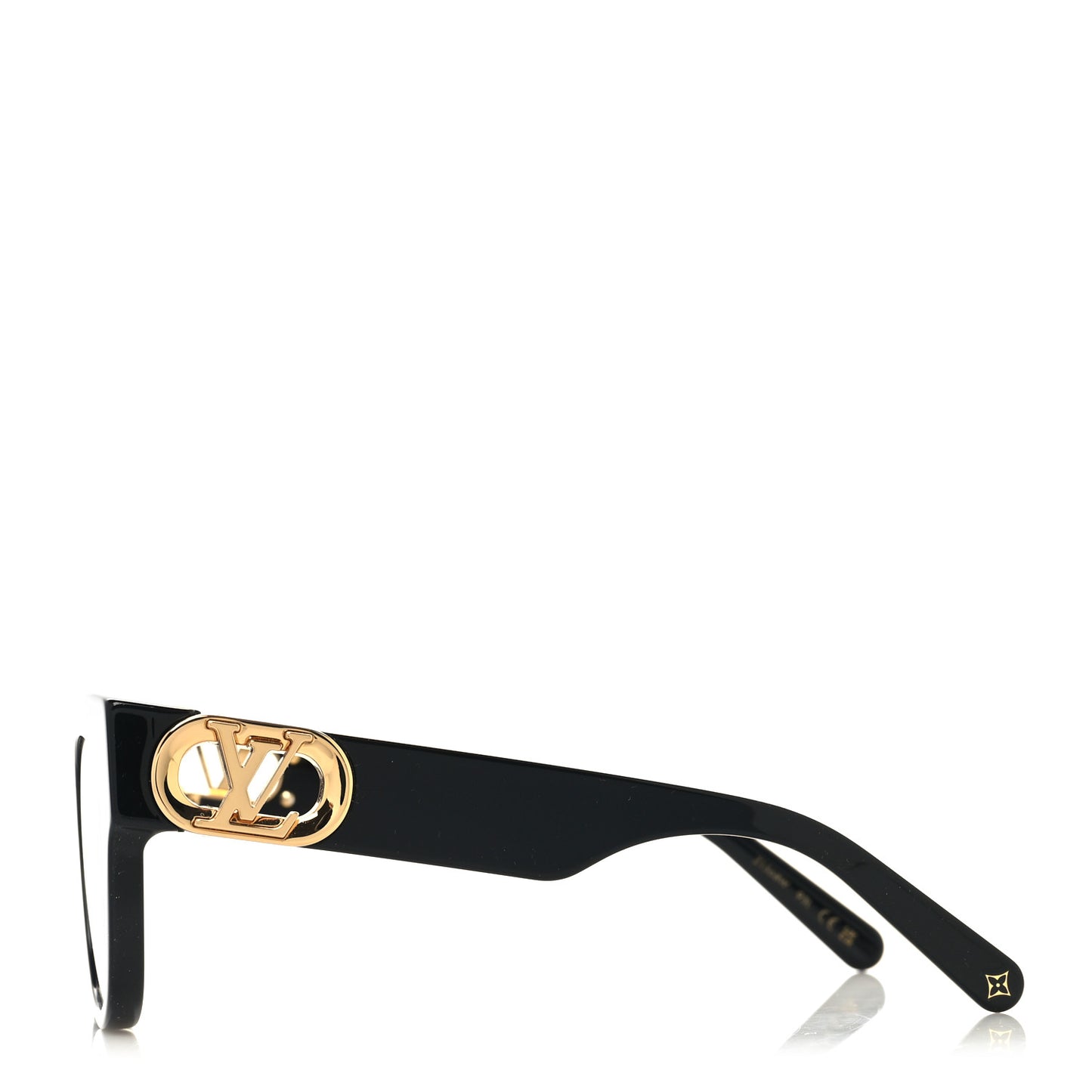 Acetate LV Link Square Sunglasses Z1568W Black