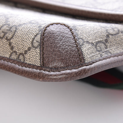 Gucci GG Supreme Monogram Neo Vintage Web Belt Bag Brown 9 of 10