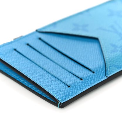 Louis Vuitton Taigarama Coin Card Holder Blue Lagoon 8 of 10