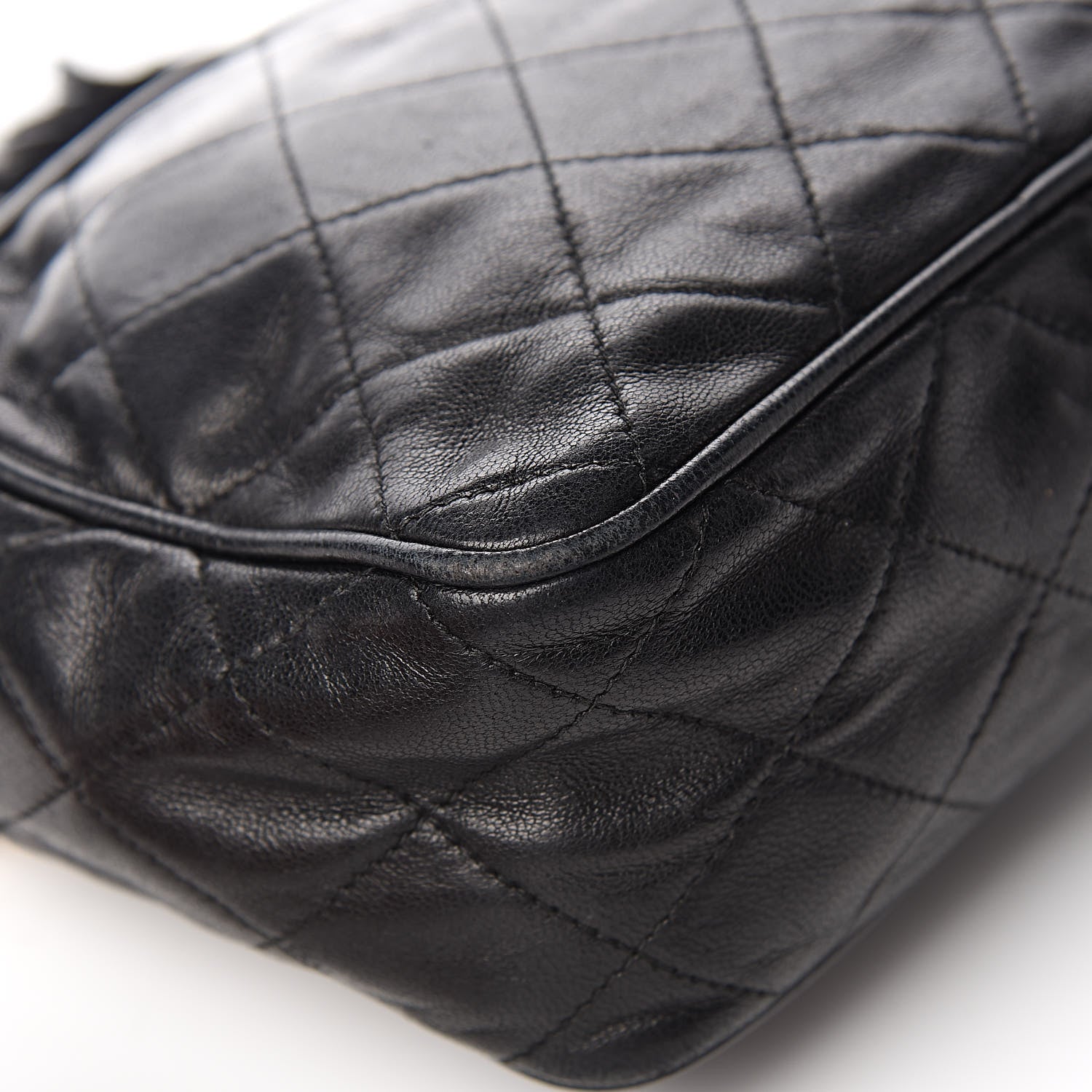 Chanel Lambskin Quilted Tassel Camera Case Black 11 of 14