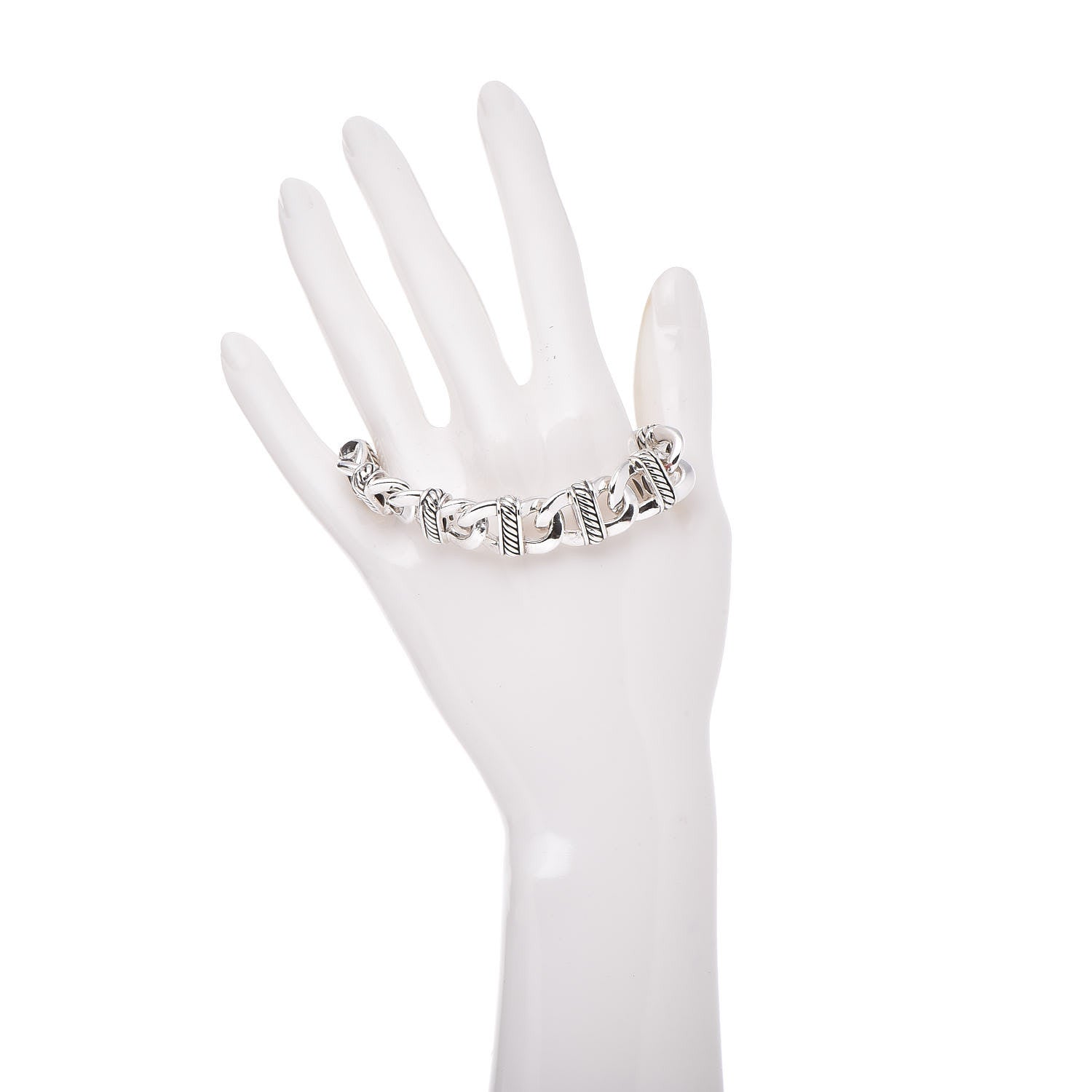 David Yurman Sterling Silver 14mm Madison Cable Link Bracelet 2 of 4