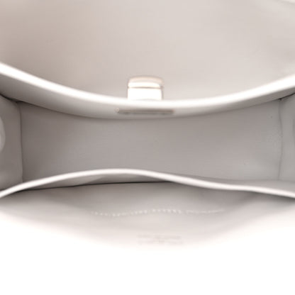 Balenciaga Natural Smooth Calfskin Mini Rodeo Top Handle Handbag Optic White 5 of 11