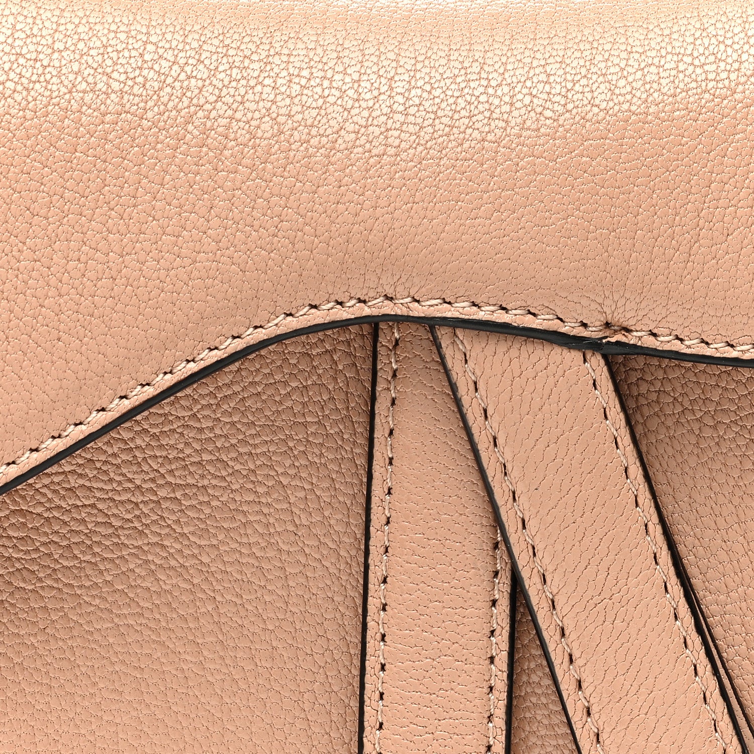 Christian Dior Goatskin Micro Saddle Bag Rose Des Vent 8 of 10