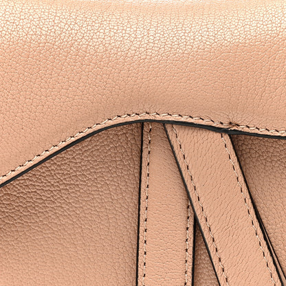 Christian Dior Goatskin Micro Saddle Bag Rose Des Vent 8 of 10