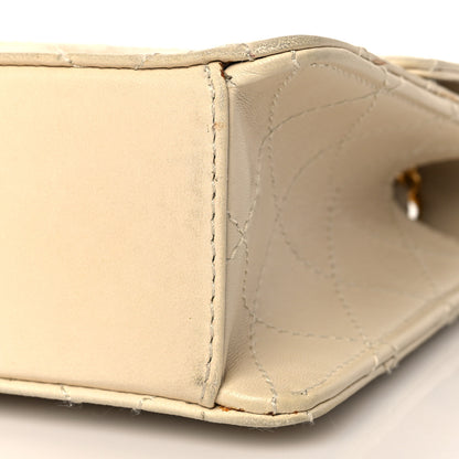 Chanel Lambskin Quilted Small Single Flap White 10 of 16