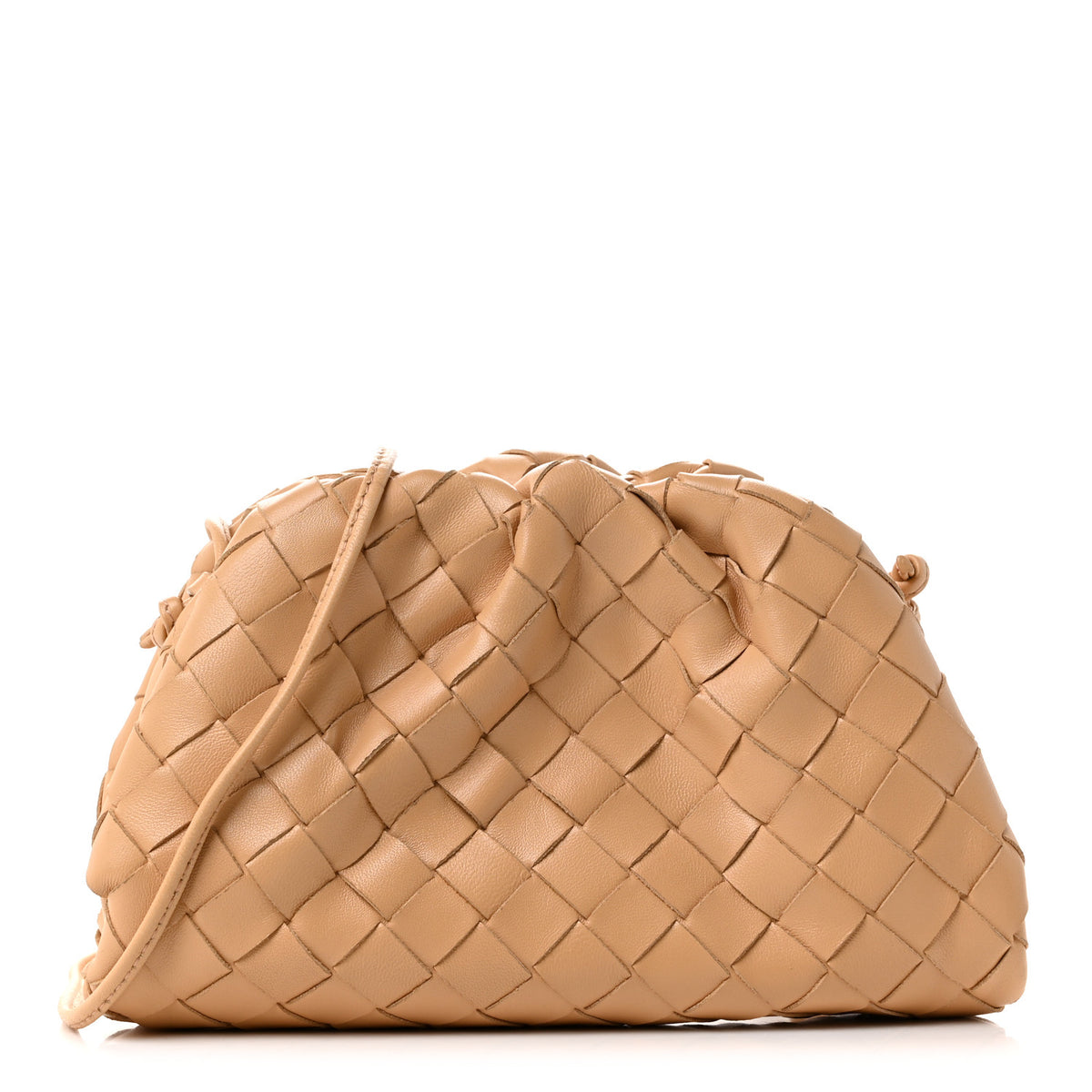 Nappa Intrecciato The Mini Pouch Almond