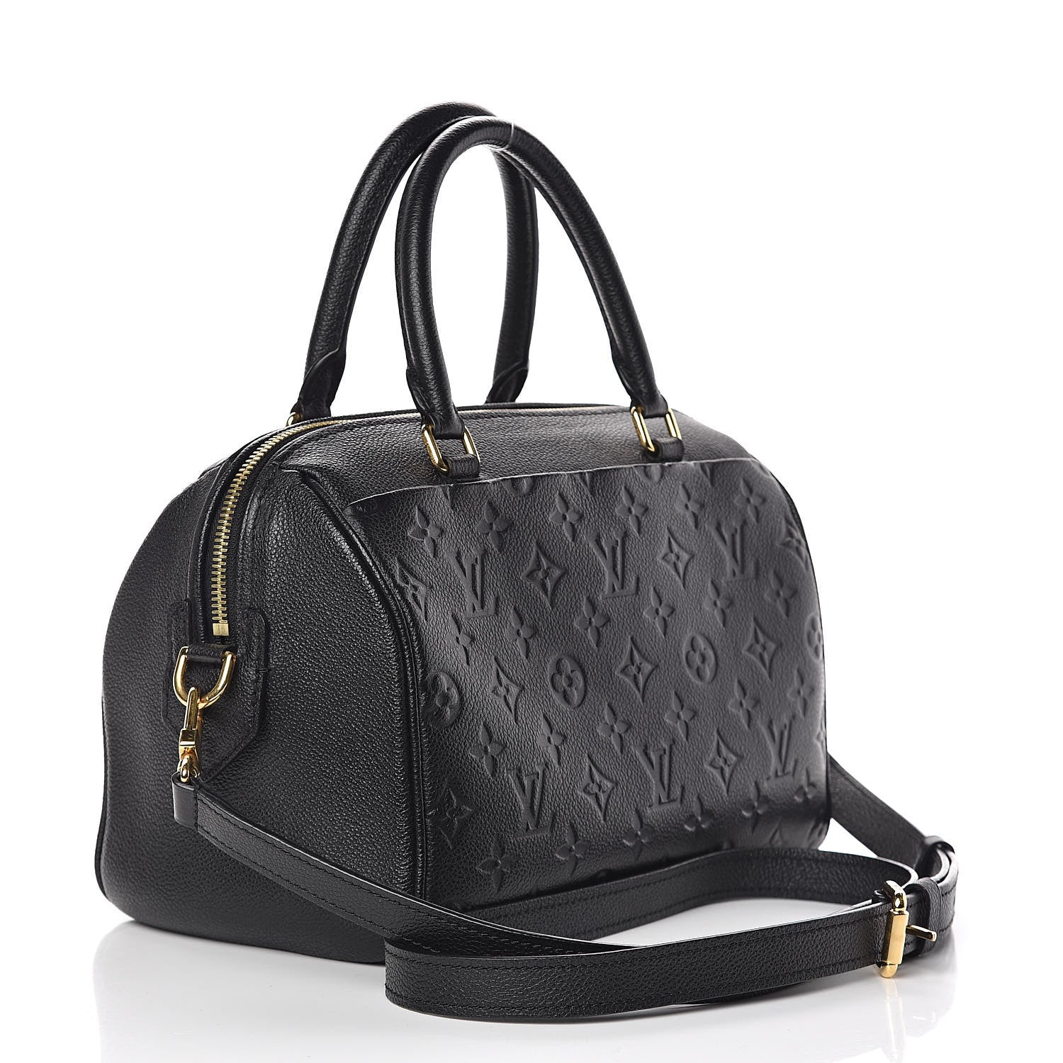 Louis Vuitton Empreinte Speedy Bandouliere 25 NM Black 3 of 11