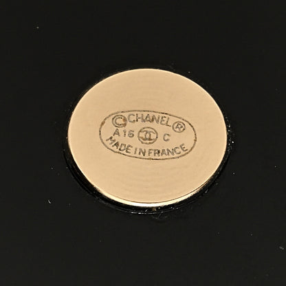 Chanel Resin Crystal Baguette CC Cuff Black 5 of 6