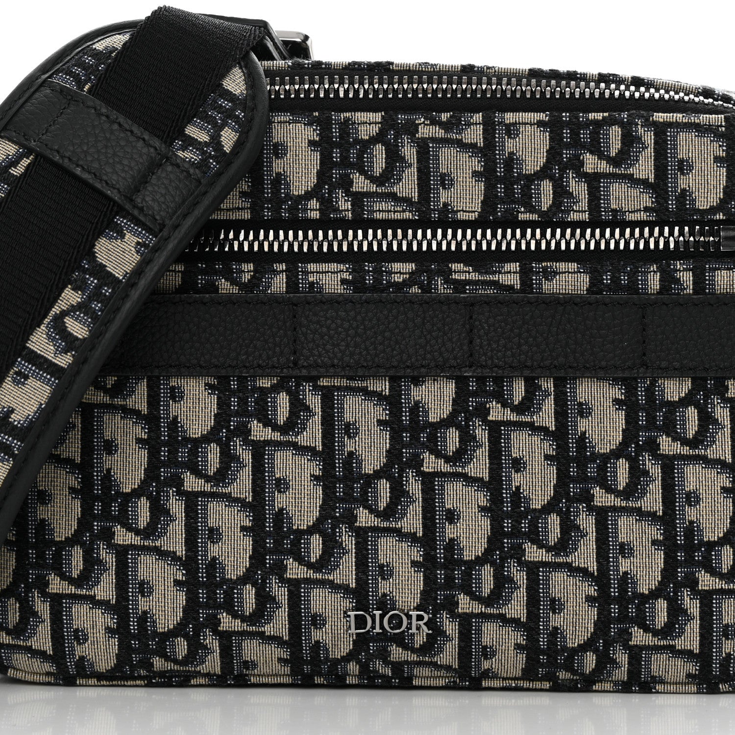 Christian Dior HOMME Oblique Safari Messenger Blue 8 of 13