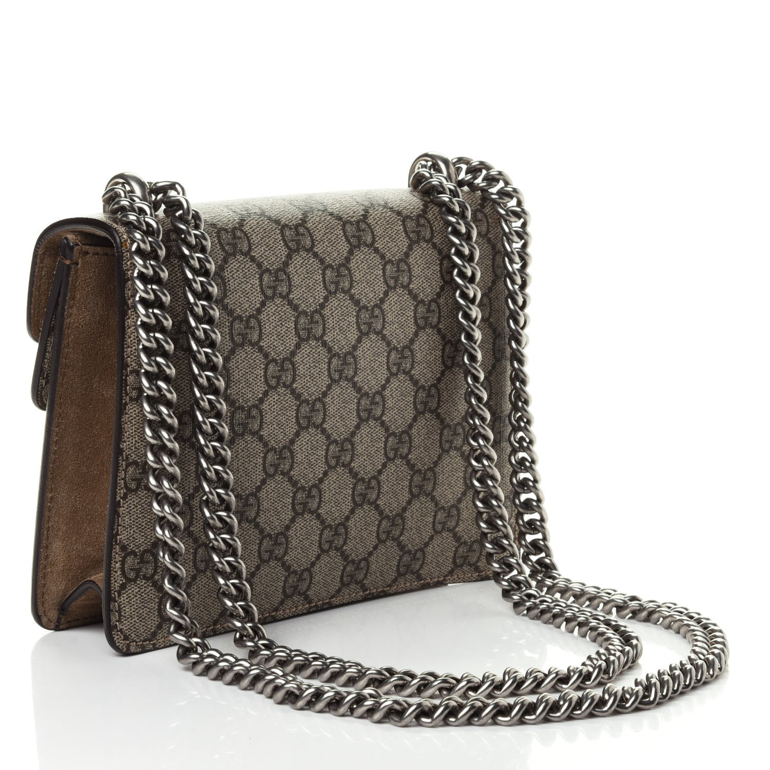 Gucci GG Supreme Monogram Mini Dionysus Shoulder Bag Taupe 2 of 4