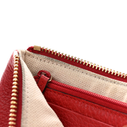 Gucci Dollar Calfskin Swing Wristlet Wallet Red 10 of 13