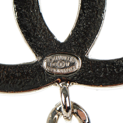 Chanel Enamel CC Adjustable Belt Silver White 3 of 4