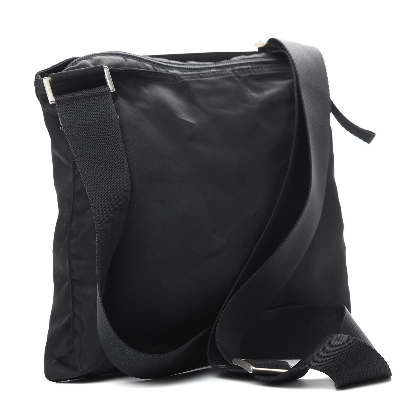 Tessuto Nylon Messenger Bag Black