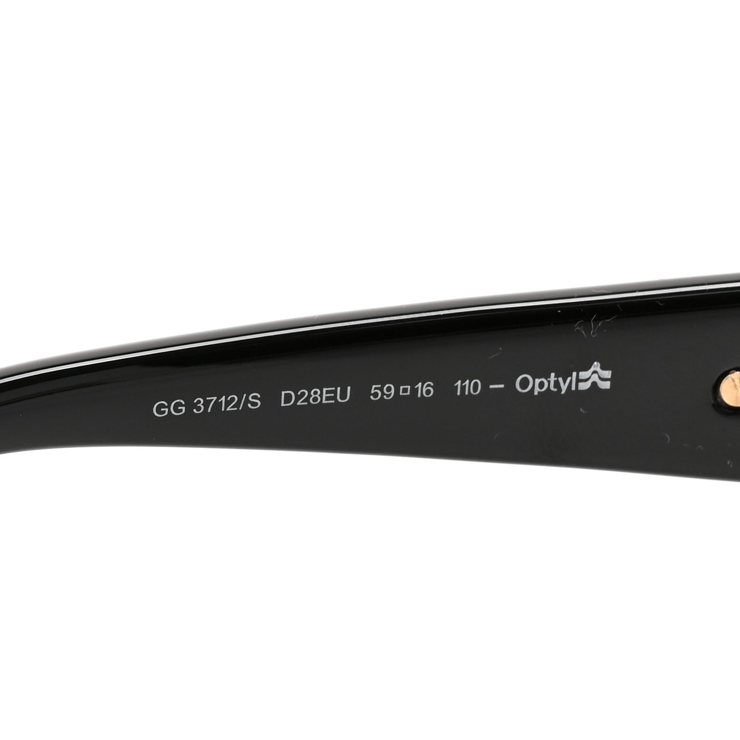 Horsebit Sunglasses 3712/S Black
