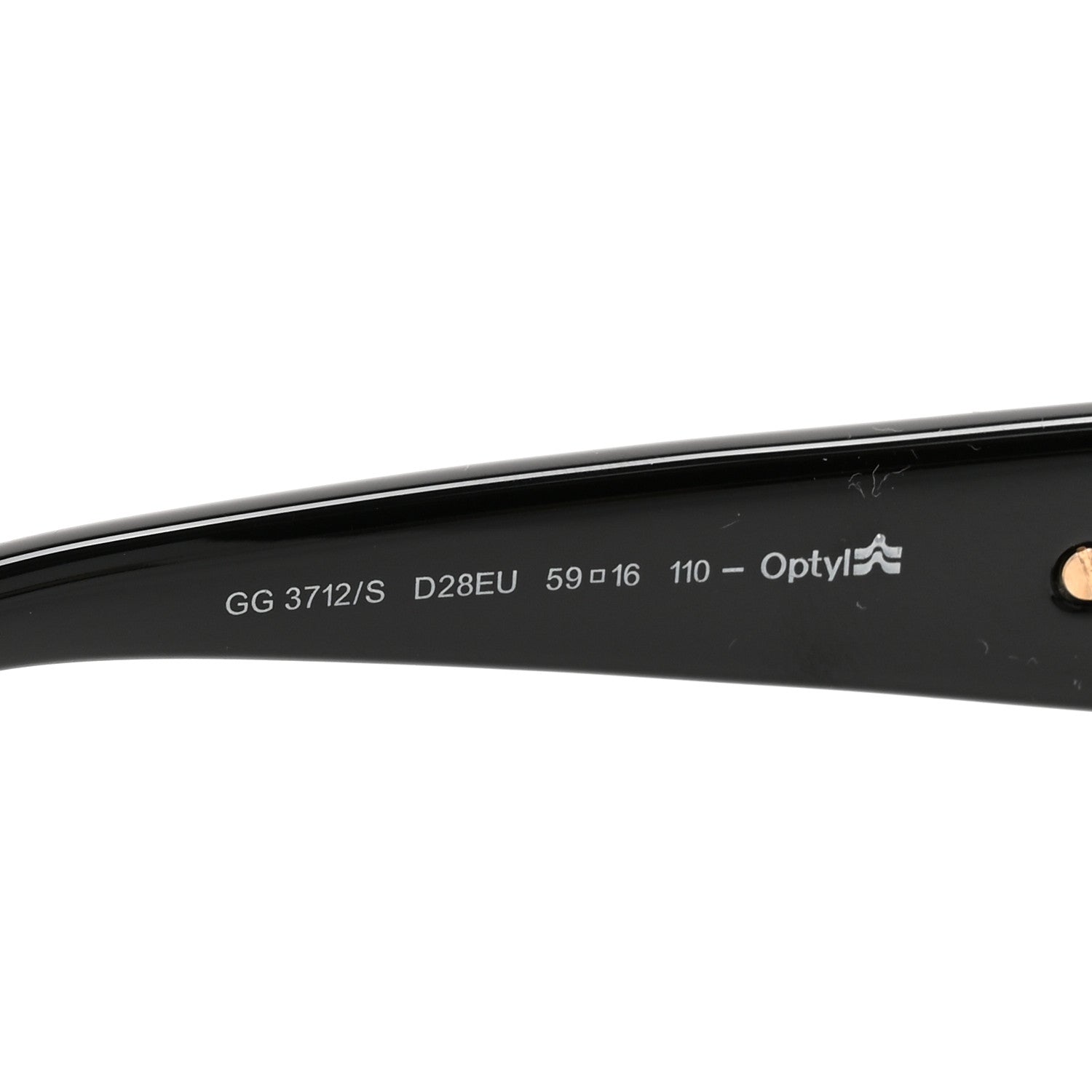 Gucci Horsebit Sunglasses 3712/S Black 5 of 7