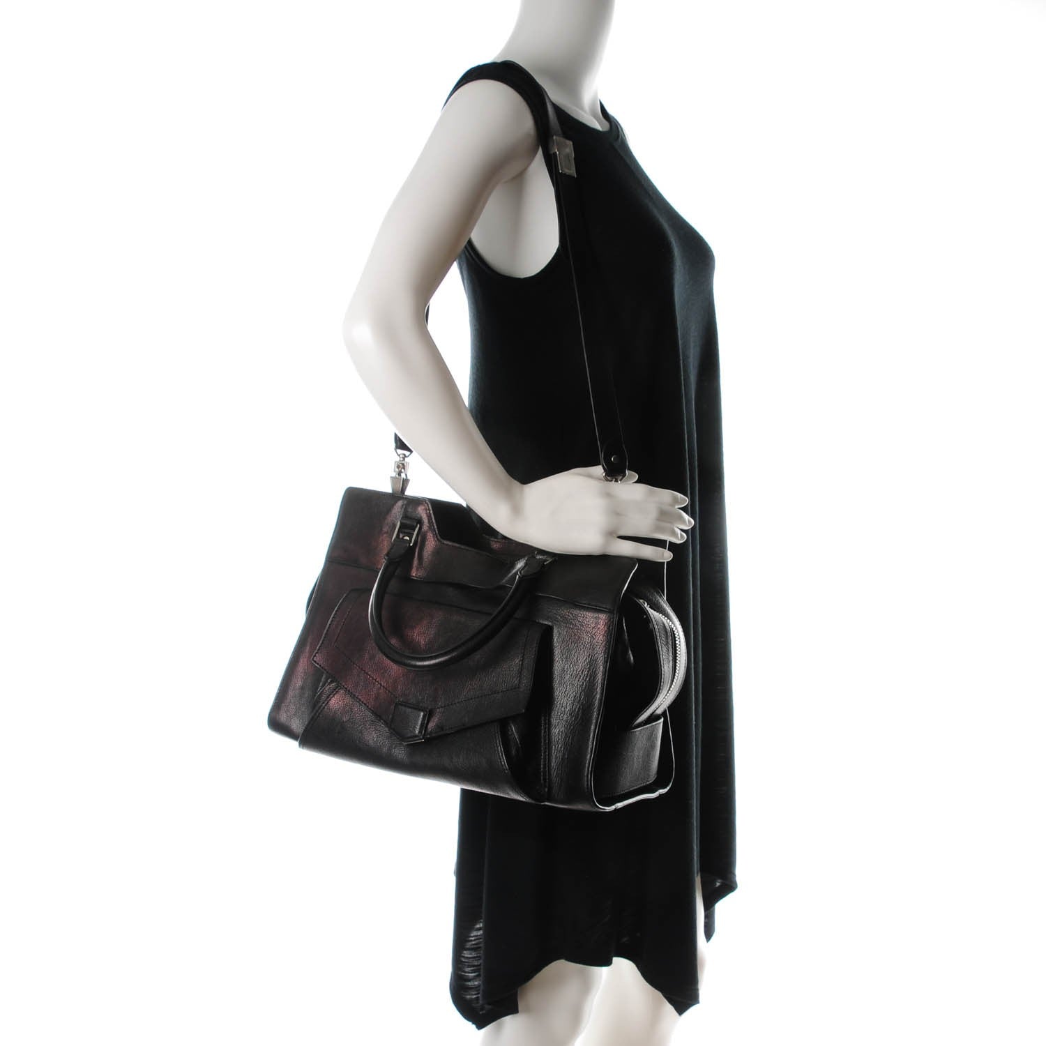Proenza Schouler Buffalo Small PS13 Satchel Black 2 of 9