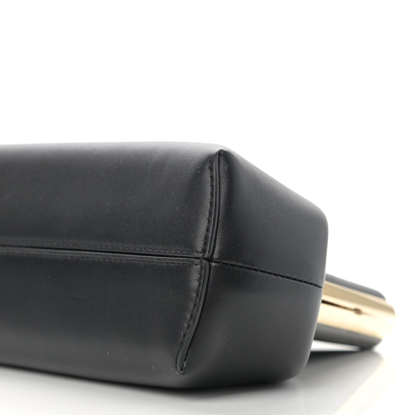 Shiny Nappa Small Fendi First Black