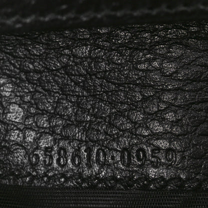 Gucci Dollar Calfskin GG Supreme Monogram GG Marmont Card Case Black Beige Ebony 7 of 7