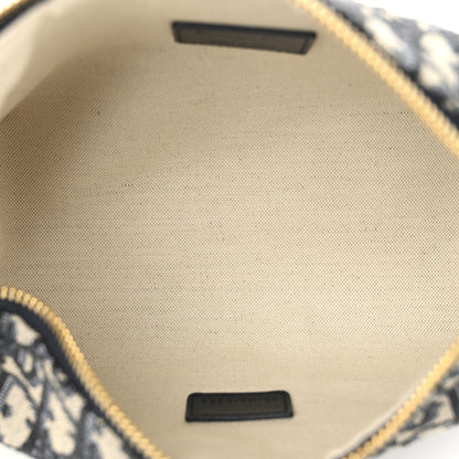 Christian Dior Oblique Medium Diortravel Nomad Pouch Blue 5 of 10