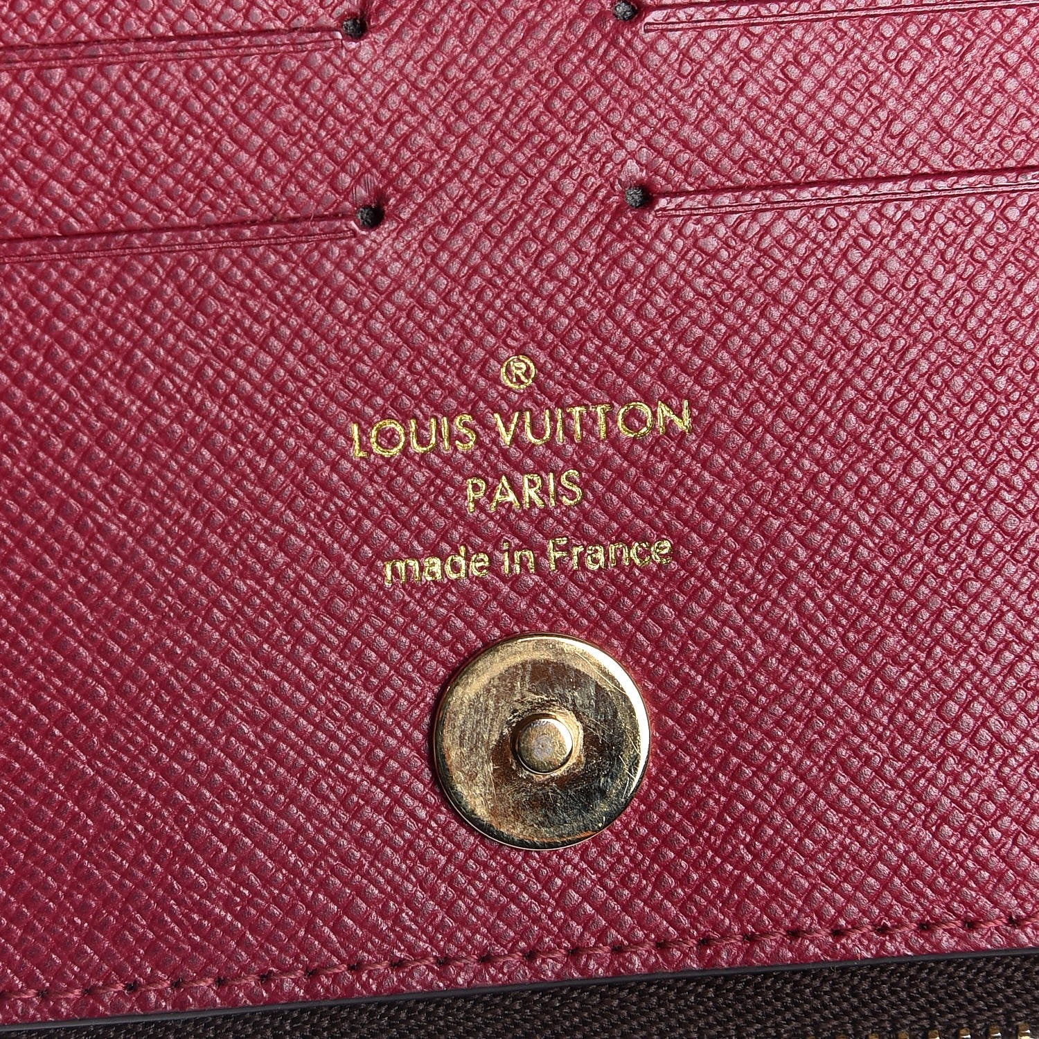 Louis Vuitton Monogram Adele Wallet Fuchsia 7 of 9
