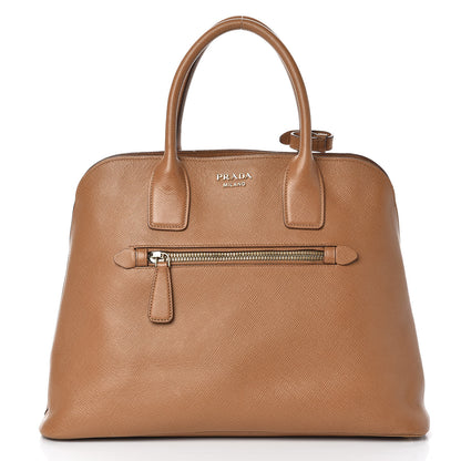 Prada Saffiano Cuir Open Promenade Tote Caramel 1 of 8