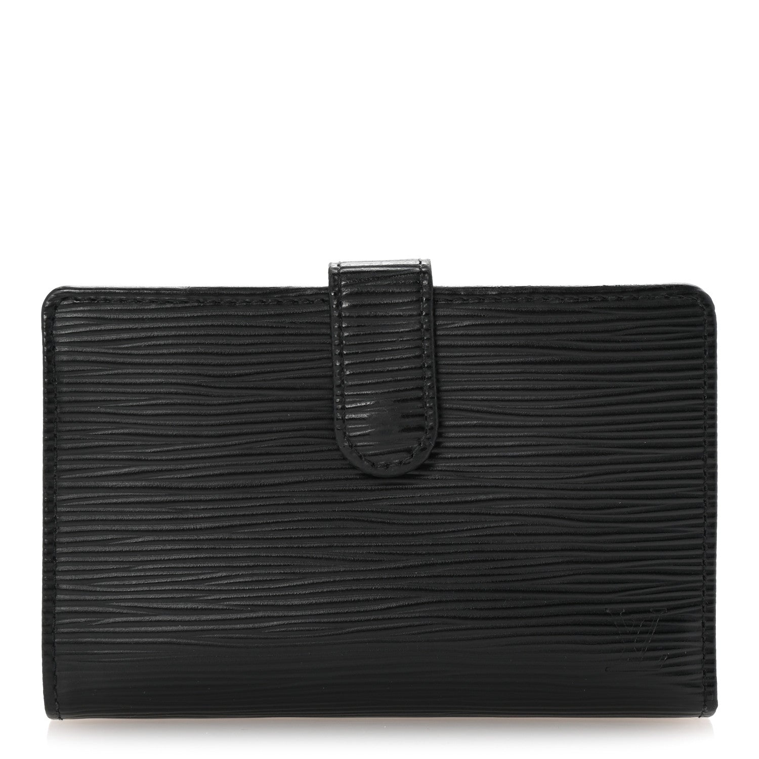 Louis Vuitton Epi French Purse Wallet Black 1 of 7