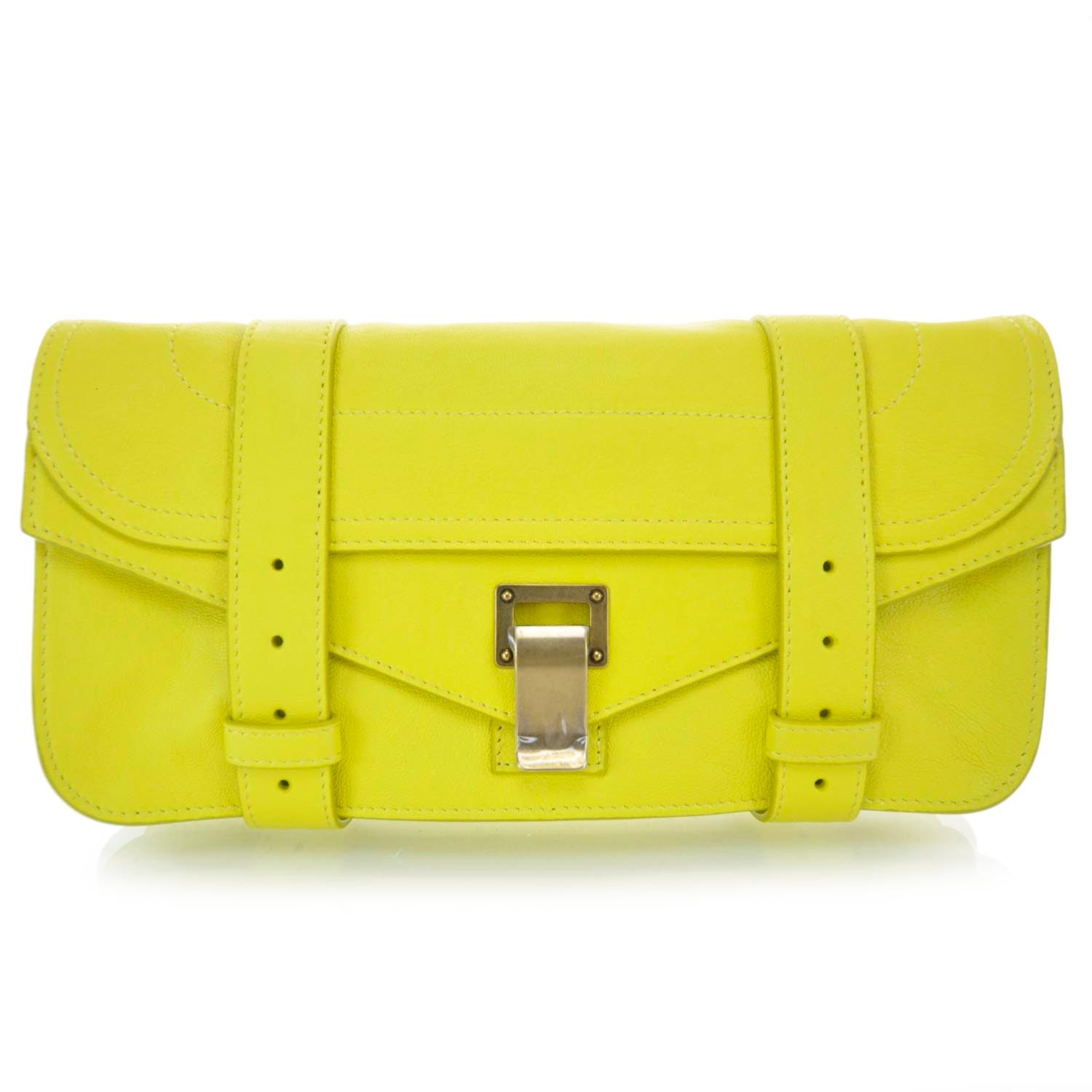 Proenza Schouler Leather PS1 Pochette Citron 1 of 8