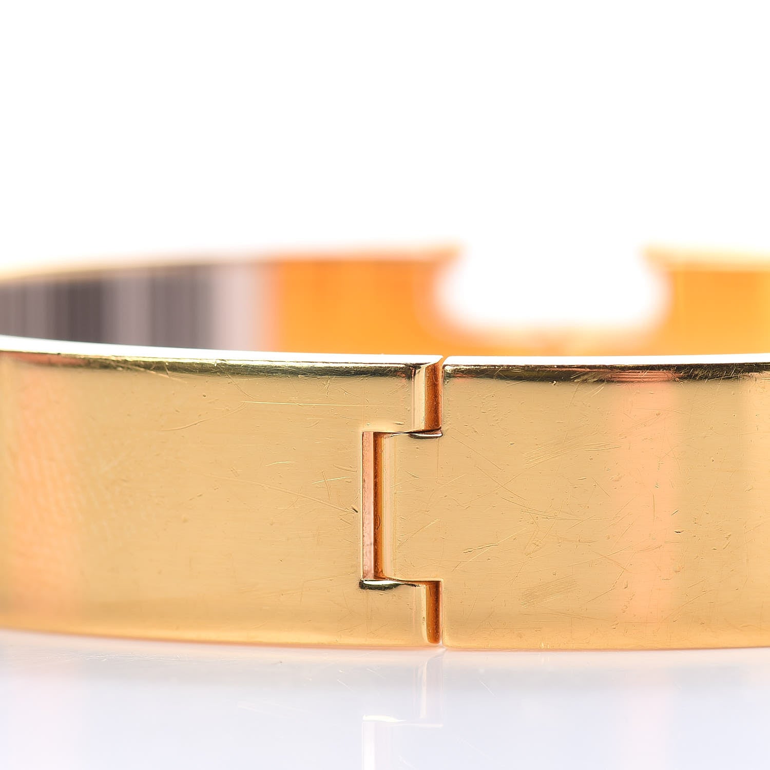 Hermes Enamel Narrow Clic Clac H Bracelet PM Black 7 of 8