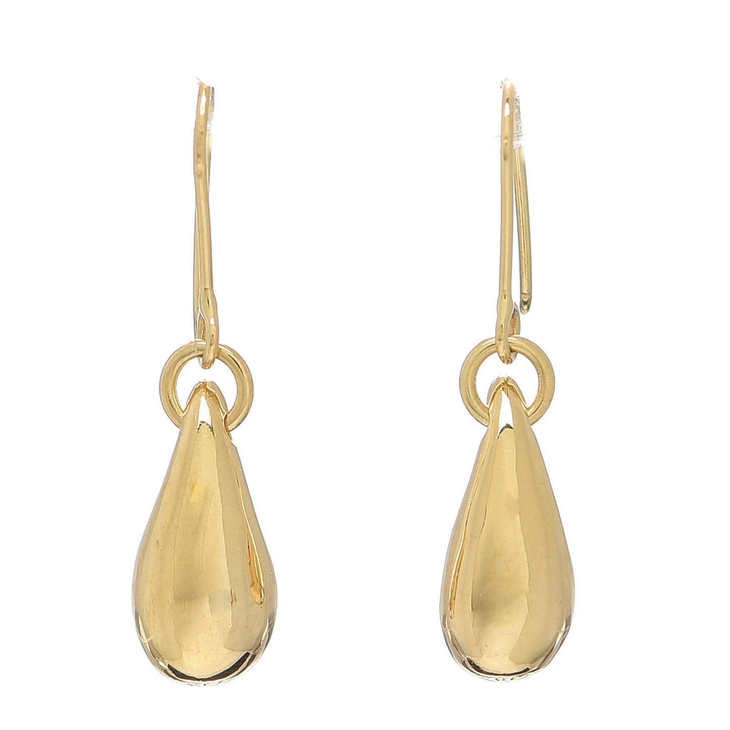 18K Yellow Gold Elsa Peretti 12mm Teardrop Earrings