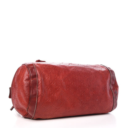 Gucci Guccissima Trophy Satchel Red 4 of 11