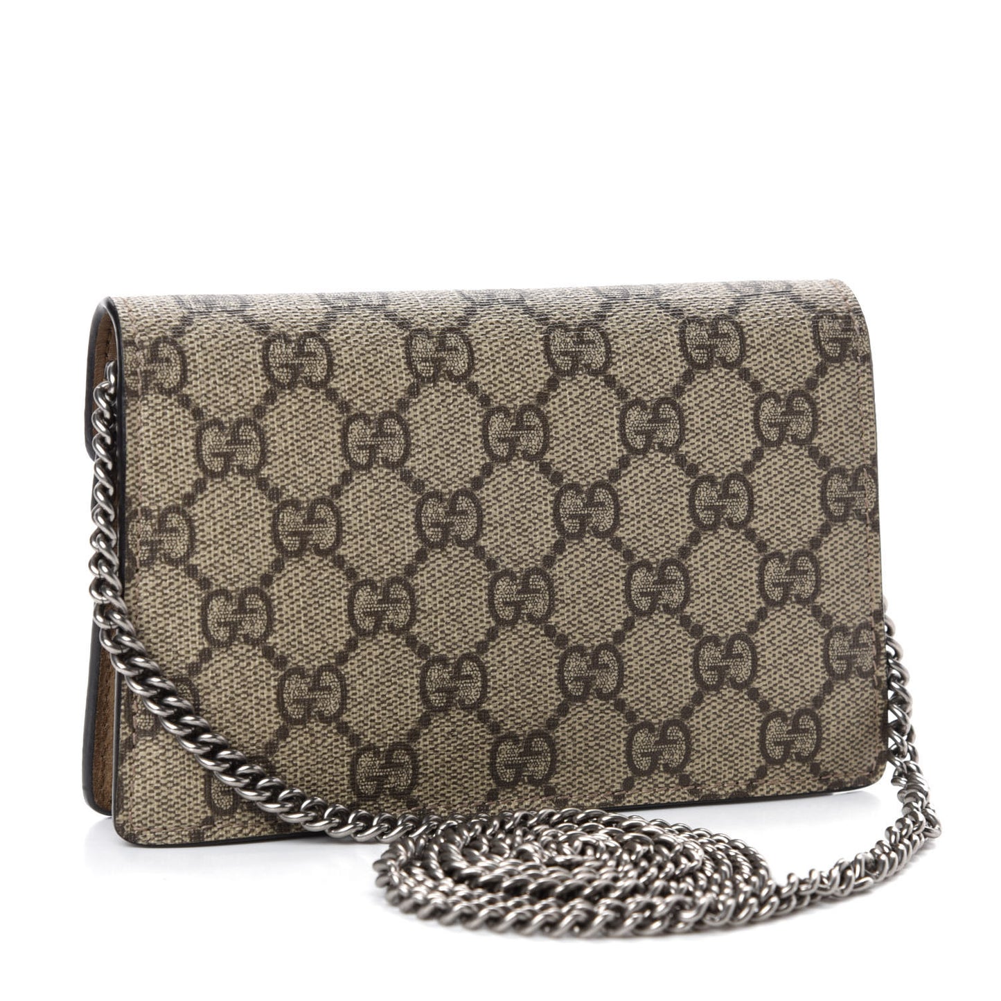 GG Supreme Monogram Super Mini Dionysus Shoulder Bag Taupe