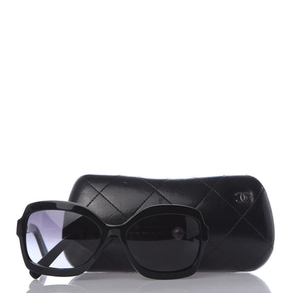 Chanel Acetate CC Pearl Sunglasses 5132-H Black 7 of 7