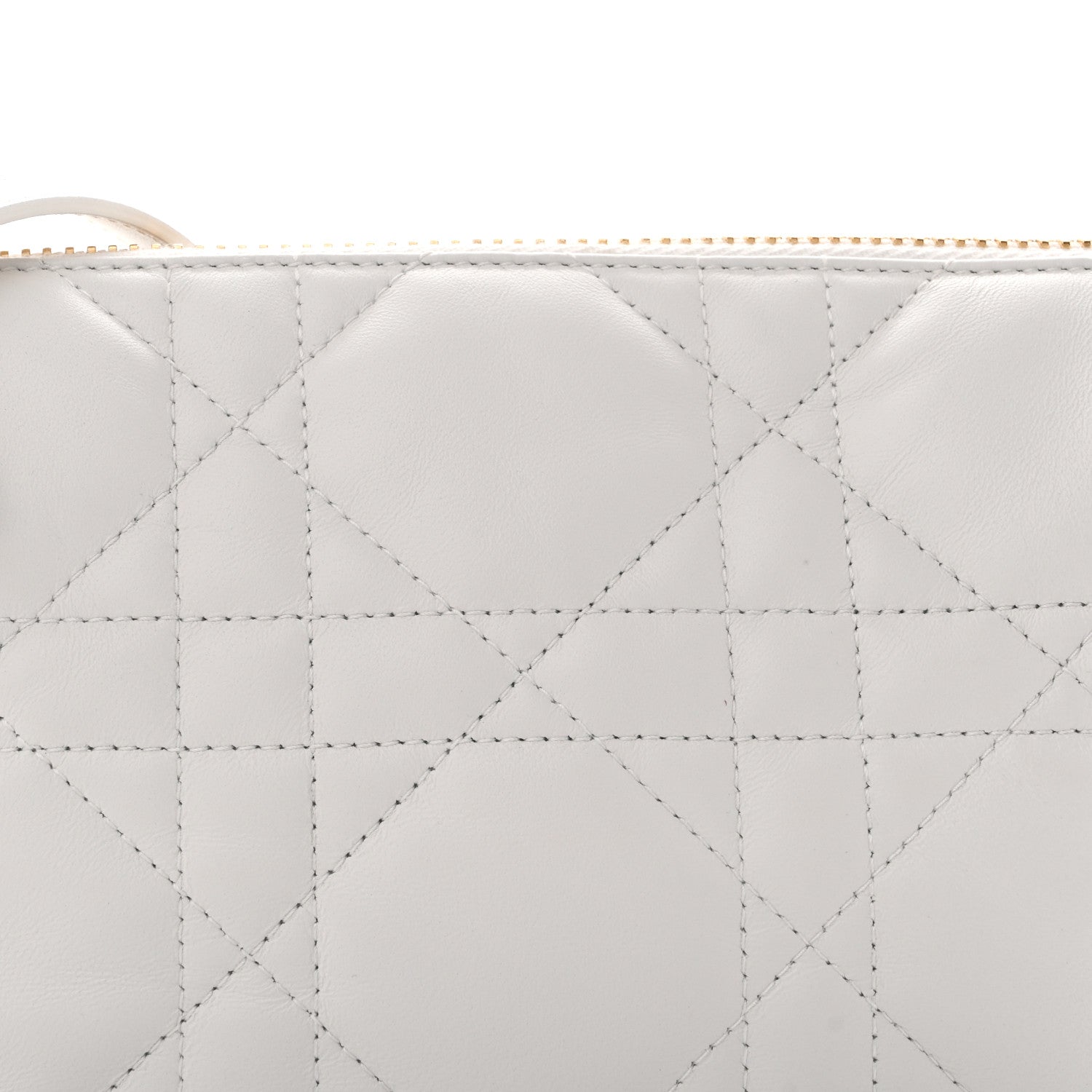 Christian Dior Lambskin Cannage Small Dior Vibe Hobo Bag Latte 8 of 11