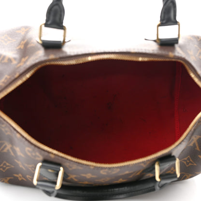 Louis Vuitton Monogram My World Tour Speedy Bandouliere 30 Black 5 of 14
