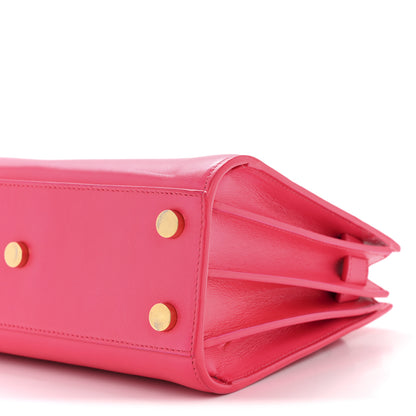 Saint Laurent Calfskin Nano Sac De Jour Fluo Pink 10 of 12