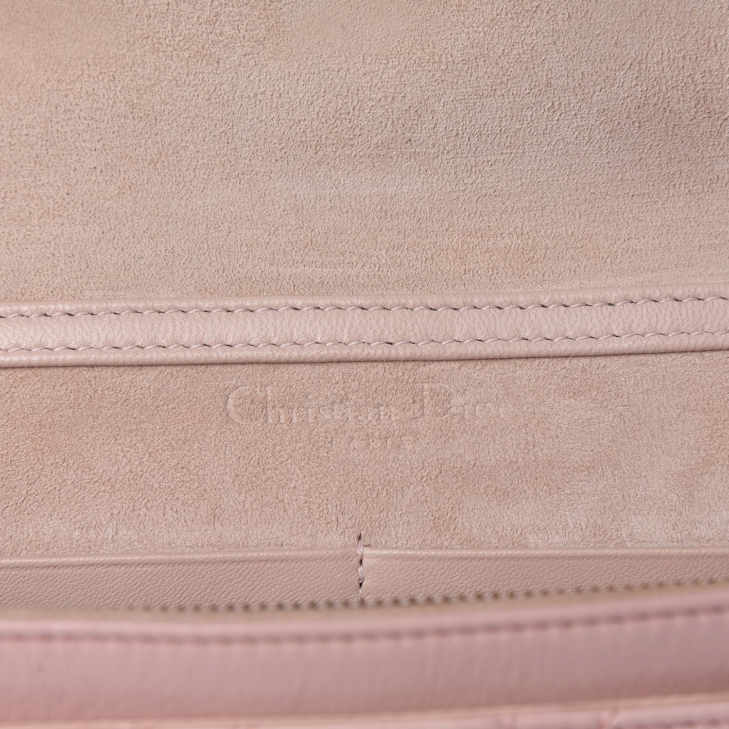Christian Dior Lambskin Cannage Dioraddict Wallet On Chain Clutch Rose Poudre 5 of 8