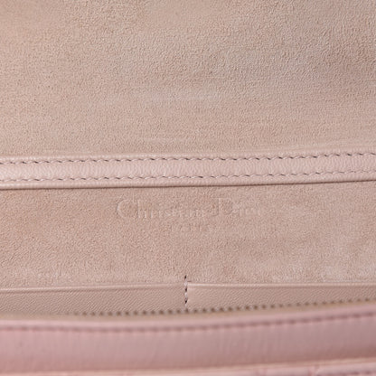 Christian Dior Lambskin Cannage Dioraddict Wallet On Chain Clutch Rose Poudre 5 of 8