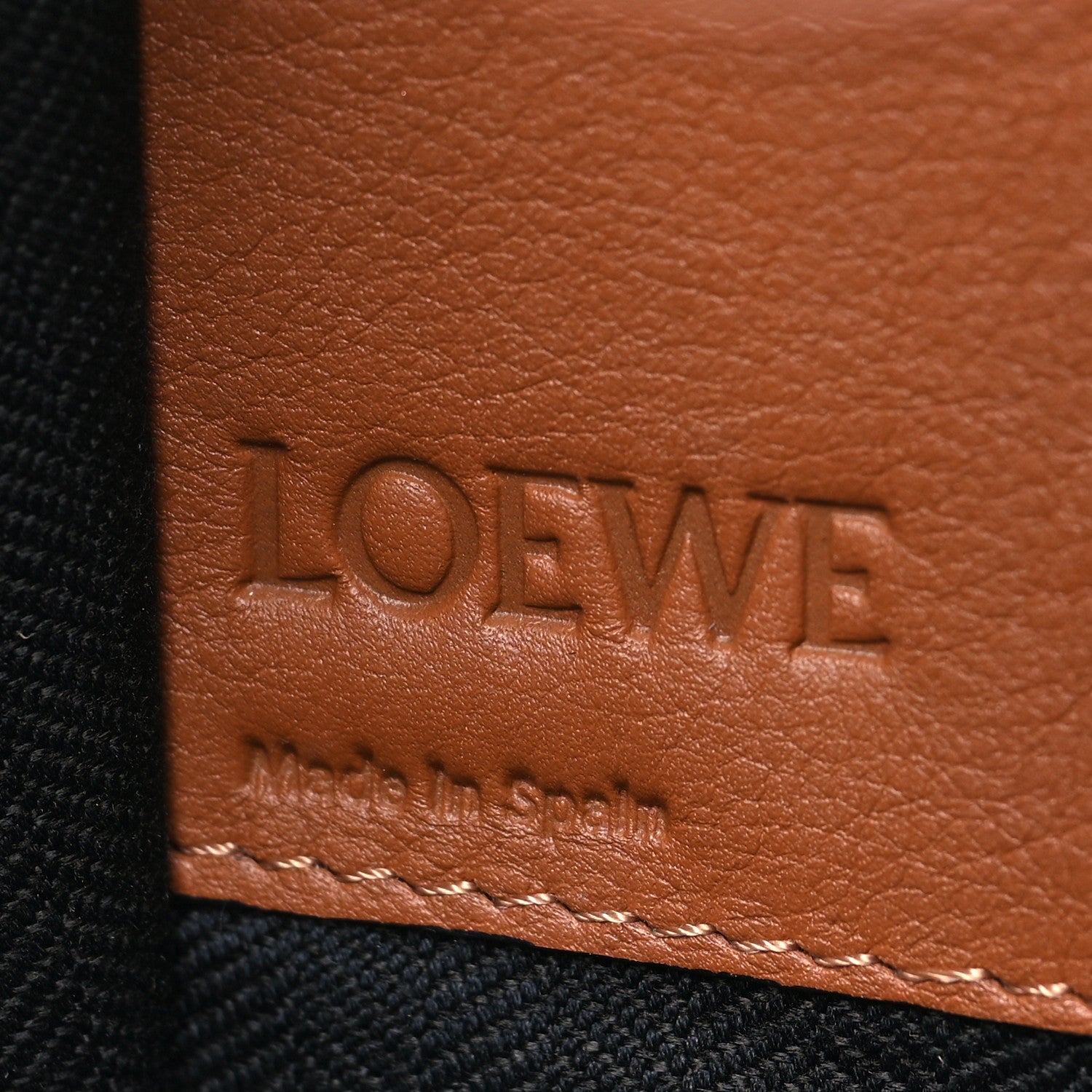 Loewe Calfskin Small Hammock Shoulder Bag Tan 6 of 10
