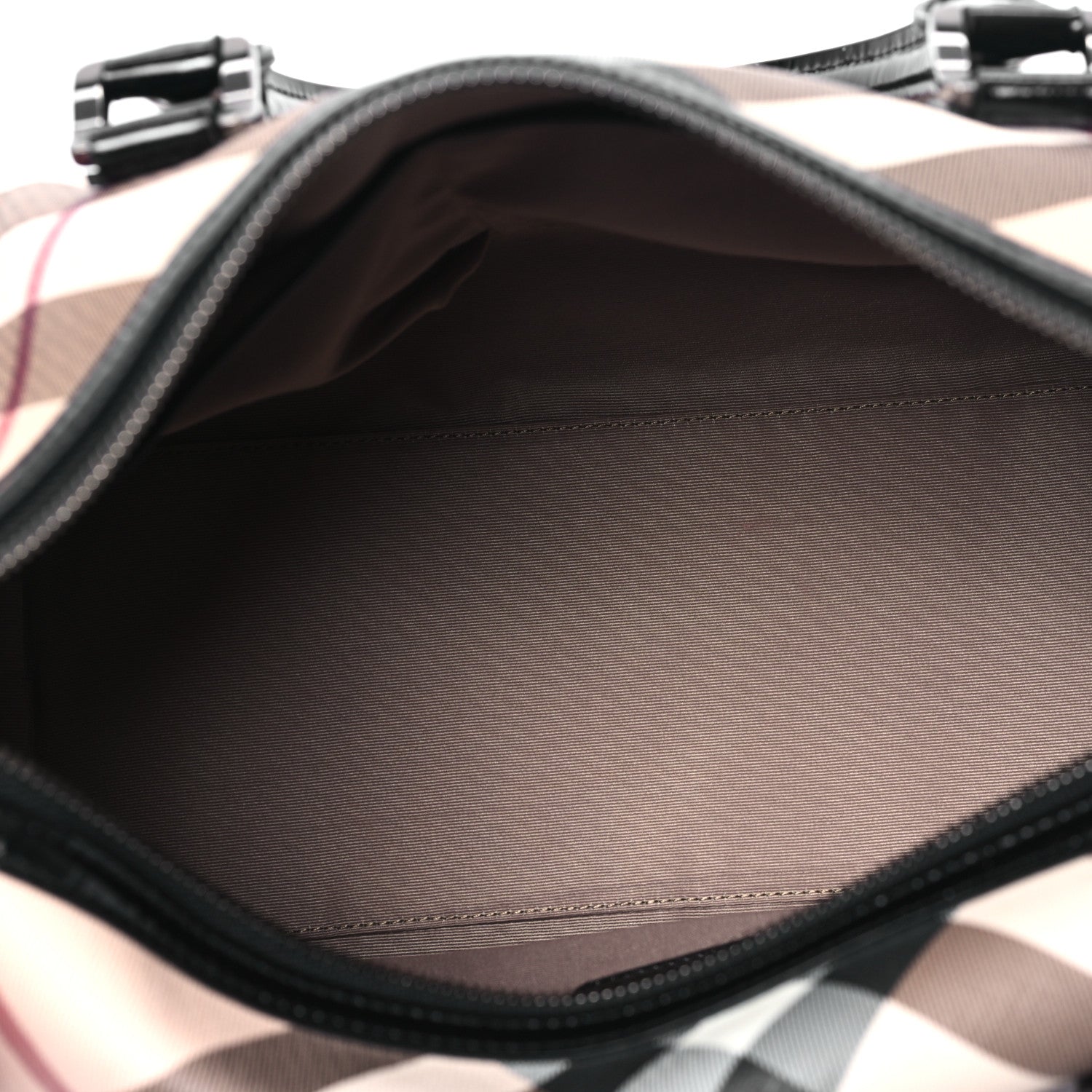 Burberry Supernova Check Patent Small Chester Bowling Bag Black 5 of 11