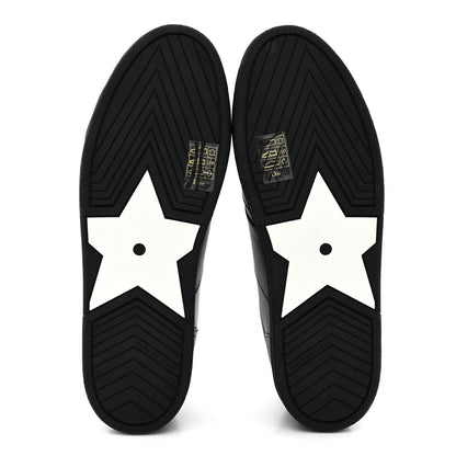 Christian Dior Calfskin Suede Logo Sneakers 40 Black 6 of 8