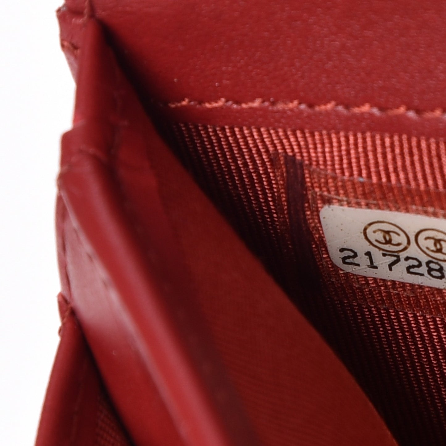 Caviar Quilted Large Flap Wallet Red