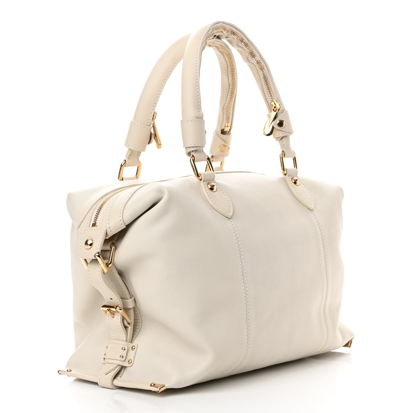 Calfskin Sac Louis White